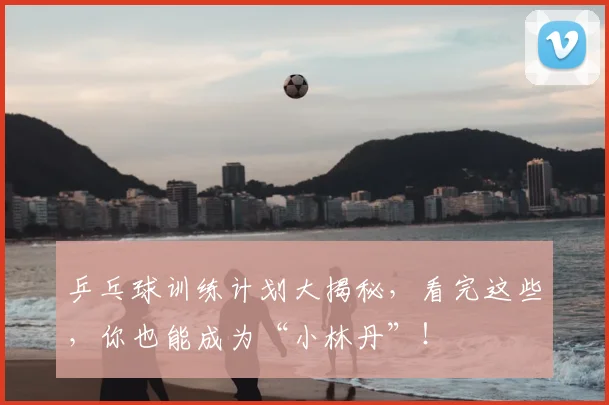 乒乓球训练计划大揭秘,看完这些,你也能成为“小林丹”!