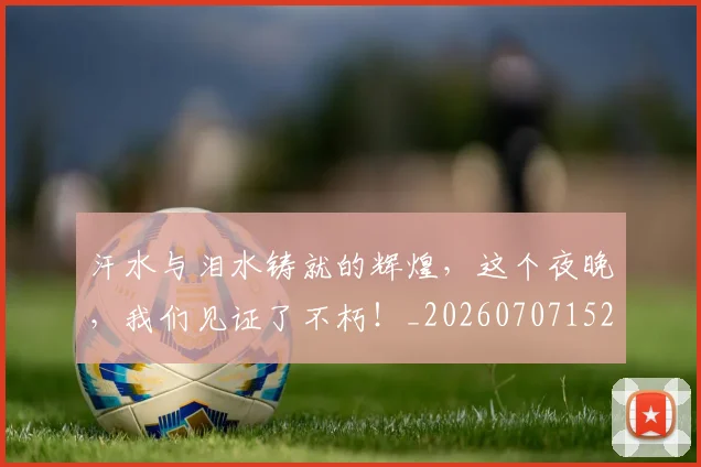 汗水与泪水铸就的辉煌,这个夜晚,我们见证了不朽!_20260707152920